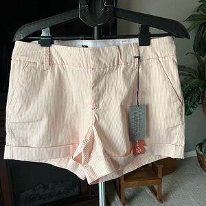Dear John High Waist Pink and White Shorts